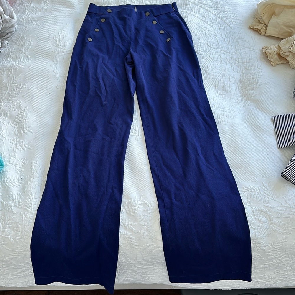 Elie tahari Blue wide leg pants, like new!